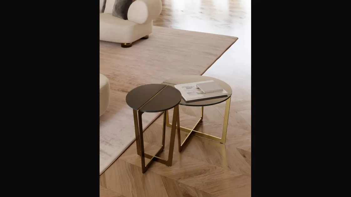 Cross Mini Coffee Table by Bontempi.