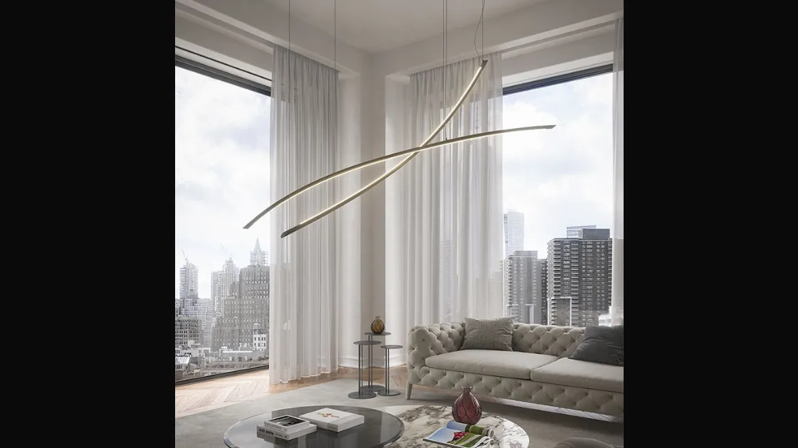 Katana Magnum suspended lamp by Cattelan Italia