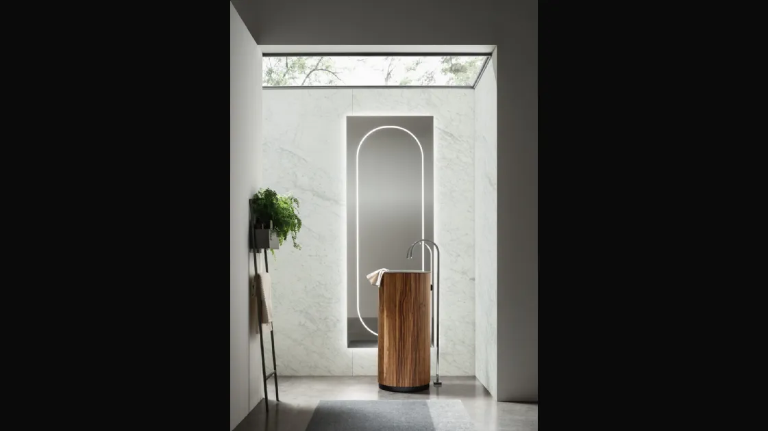 Monolithic Uniko washbasin by Arcom