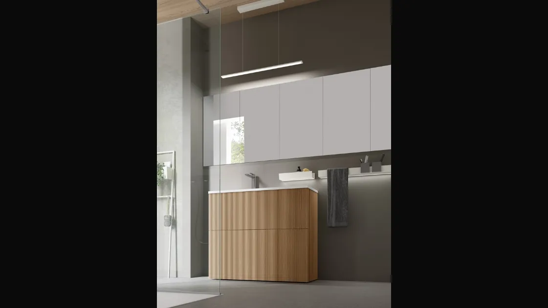 Floor-mounted bathroom mobile Wind 05 by Arcom