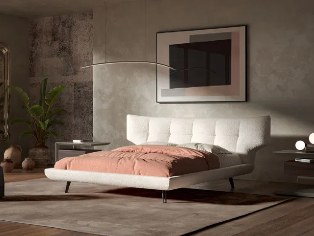 Upholstered fabric bed Thomas by Cattelan Italia