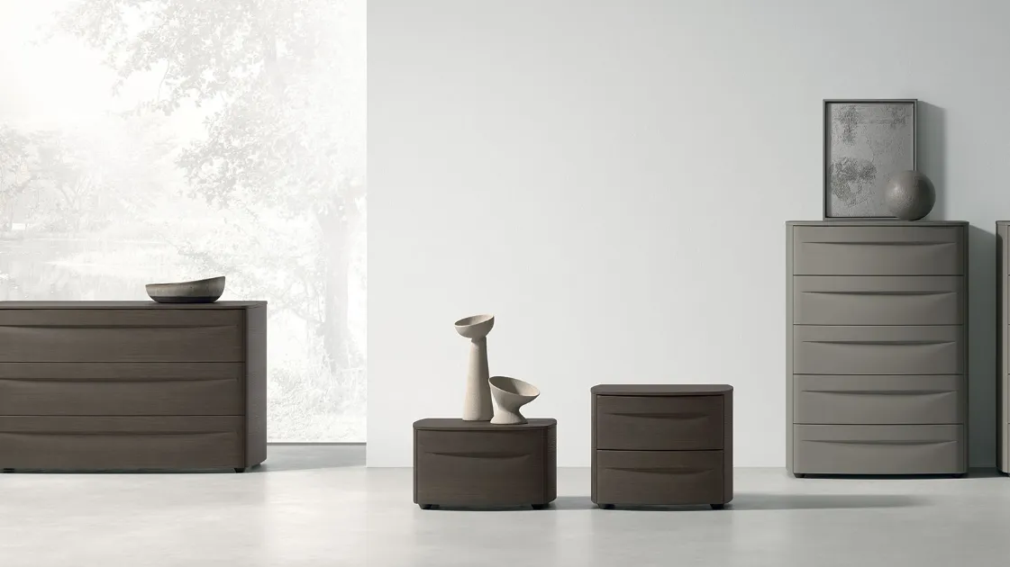 Night Bogart Group in wood or lacquered by Tomasella.