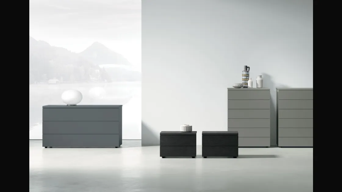 Tomasella's Night Cooper group in lacquered or textured finish.