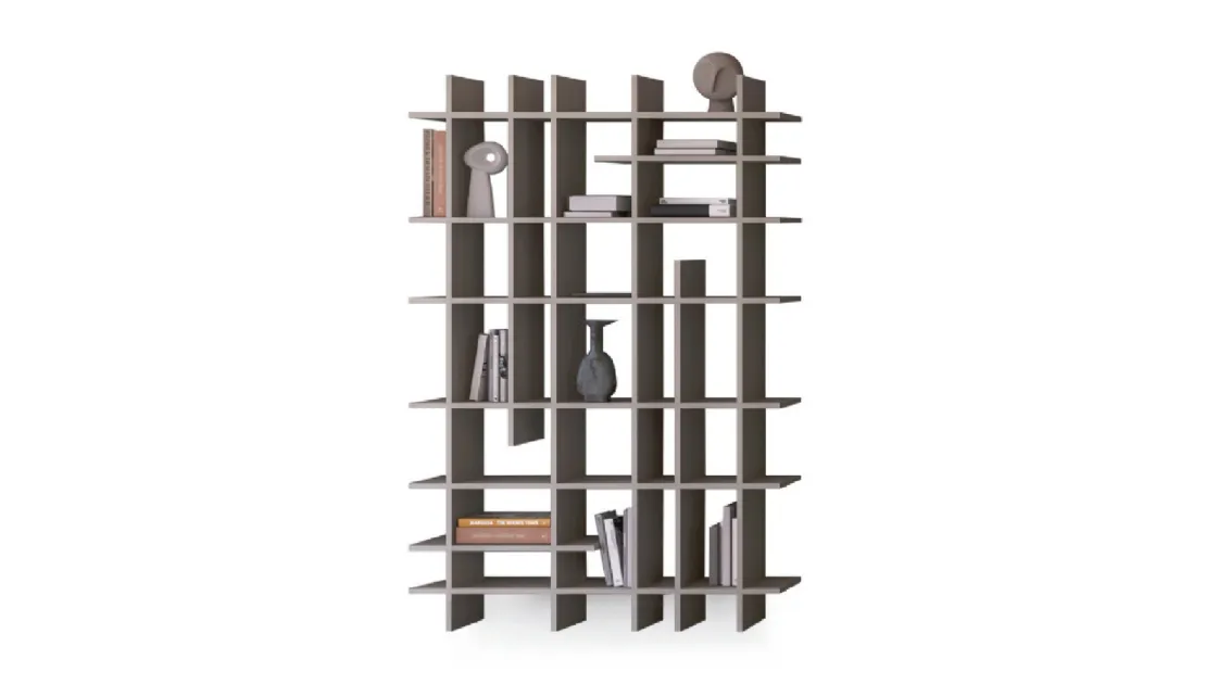 Modular bookshelf Ritmo by Devina Nais.