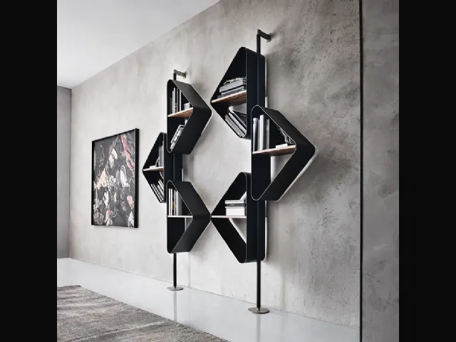 Design wall library Spinnaker by Cattelan Italia.