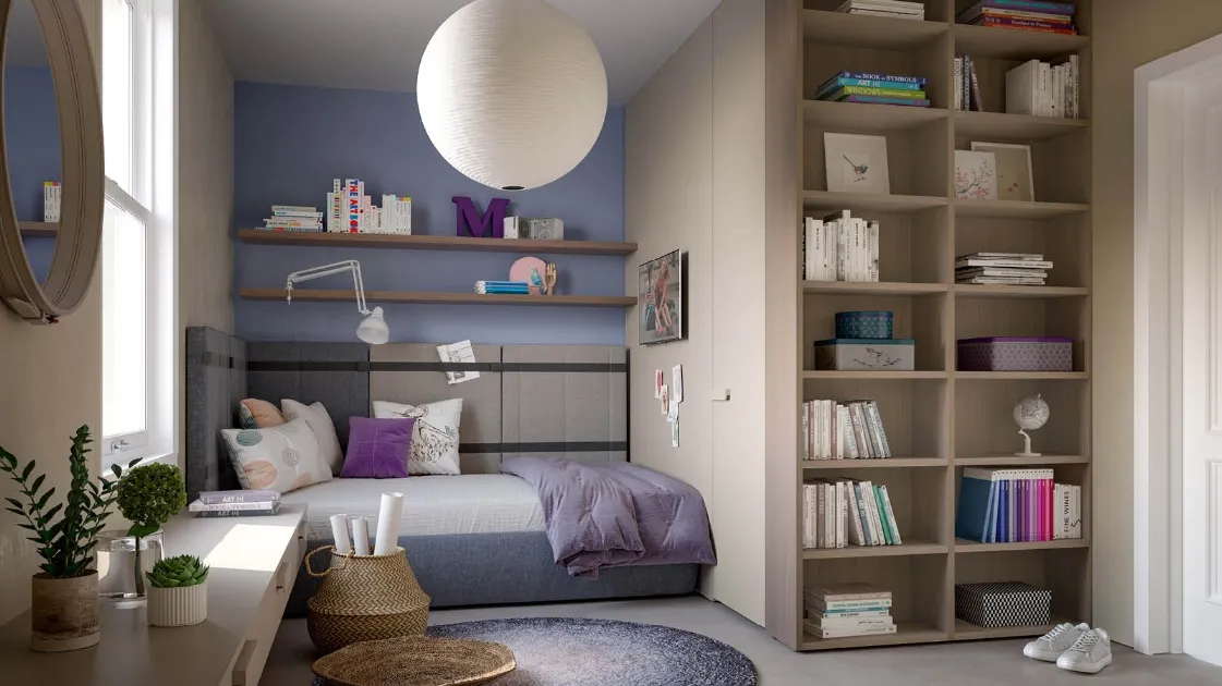 Modular Generation Z Bedroom Composition C05 by Doimo Cityline.