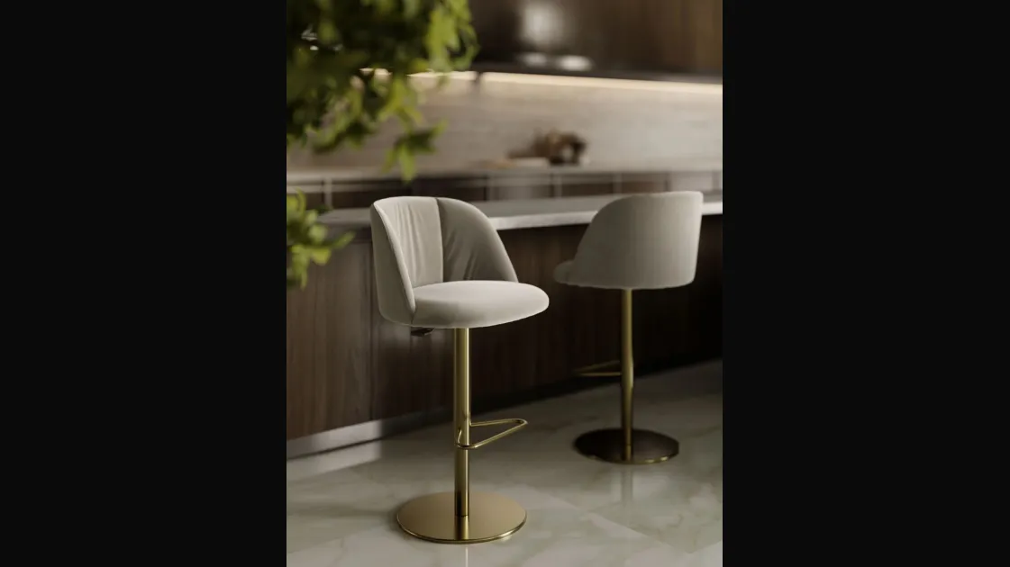 Agatha stool by Bontempi.