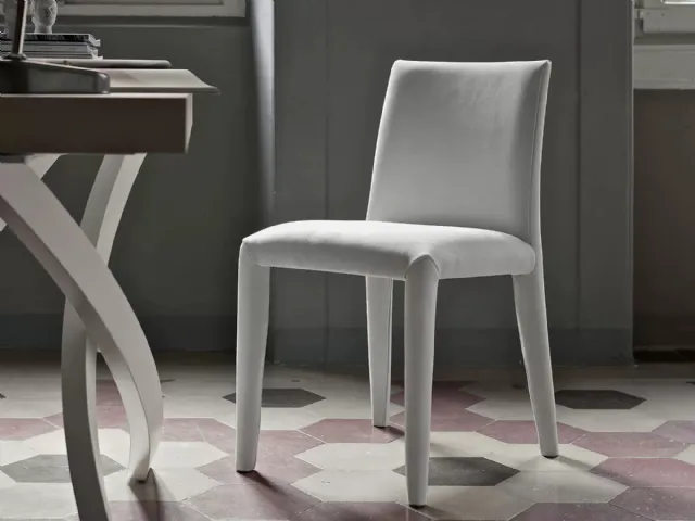 Sofia chair in eco-nabuk by Bont