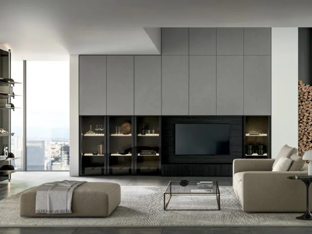 Wall Unit Living Kali 01 by Arredo3