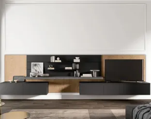 Living Time 04 wall unit by Arredo3