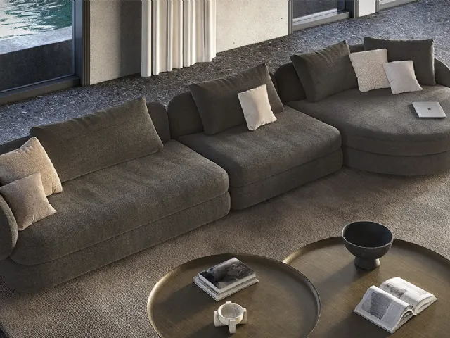 Craig sectional sofa by Cattelan Italia