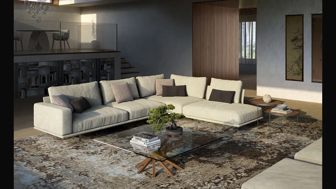 Harrison corner sofa by Cattelan Italia.