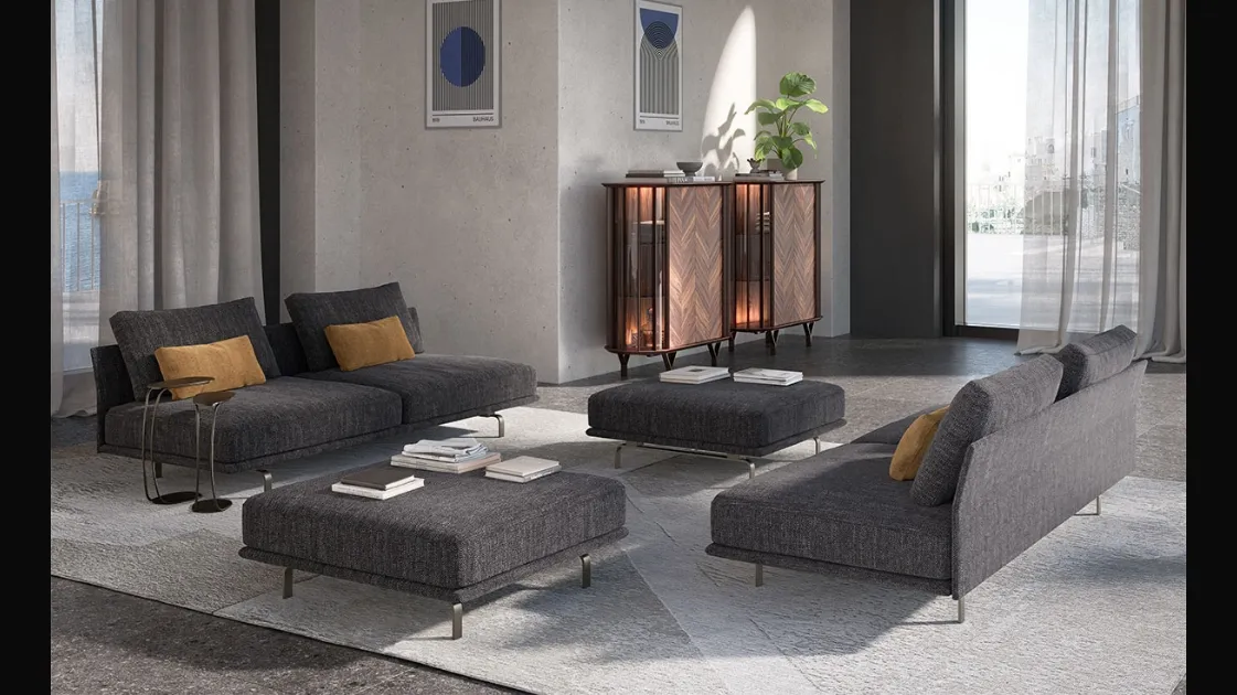 Hayden linear sofa by Cattelan Italia.