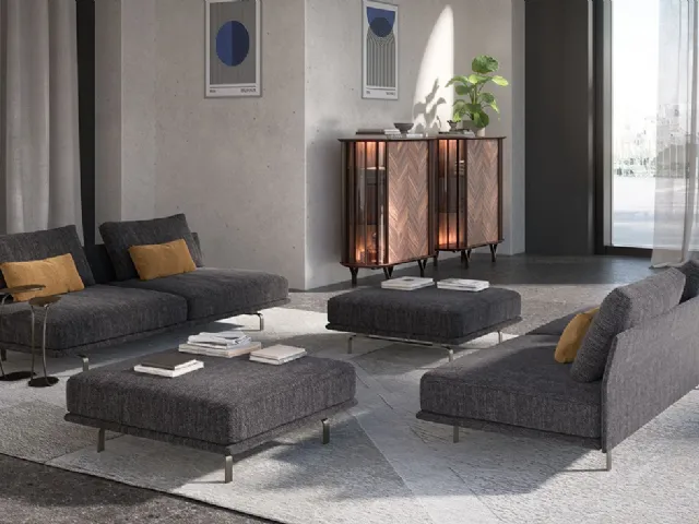 Hayden linear sofa by Cattelan Italia.