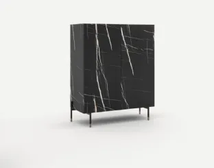 Tunisian Marble finish sideboard cabinet by Orme.