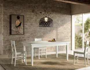 Extendable Asolo table made of solid ash wood by Arredo3.