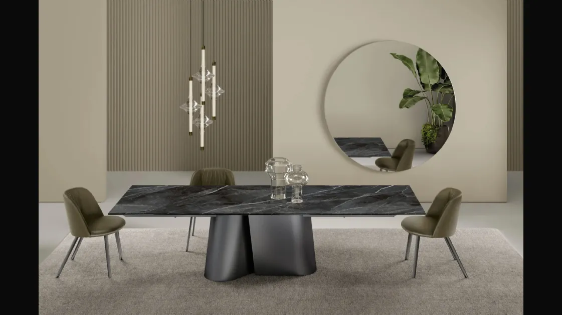 Extendable table Kimono in SuperMarmo by Bontempi