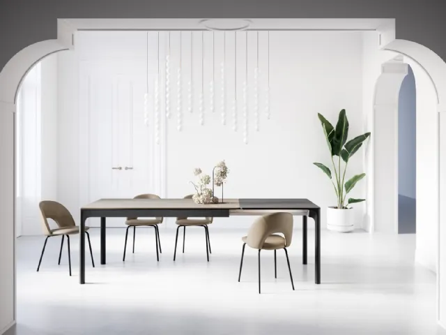 Extendable Oscar table in stoneware by Arredo3