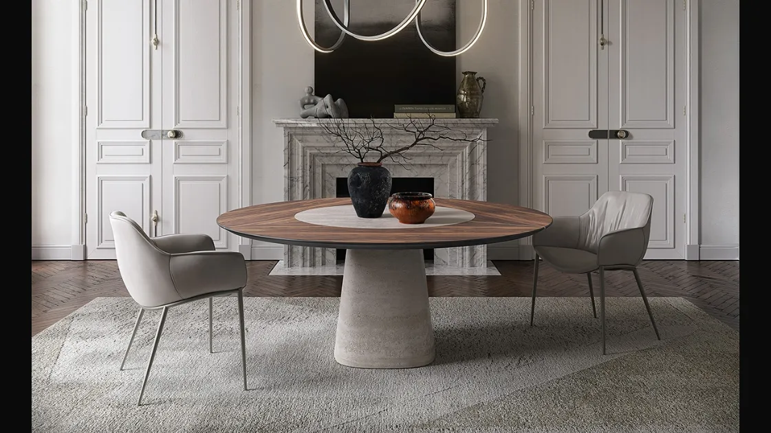 Cattelan Italia's Rado Ker-Wood Round Table