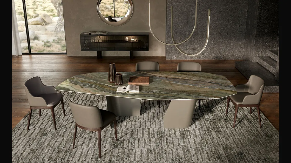 Senator Keramik table by Cattelan Italia