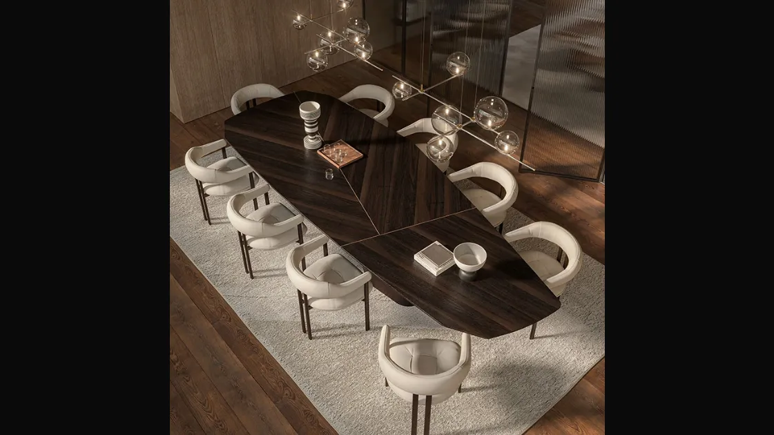 Senator Wood table by Cattelan Italia