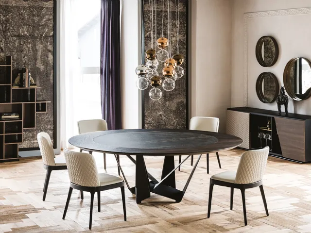 Skorpio Ker-Wood Round table by Cattelan Italia.