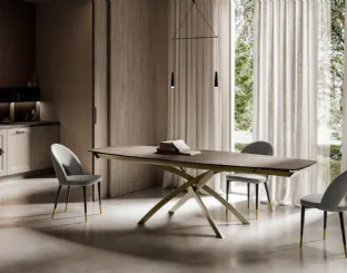 Extensible Toledo table in gres by Arredo3.