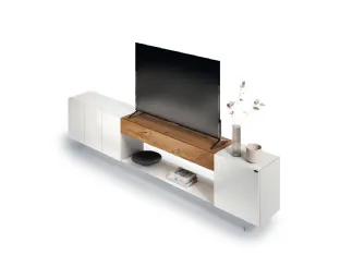 Translate the following sentence to English: Mobile TV stand 36e8 2655 in glossy