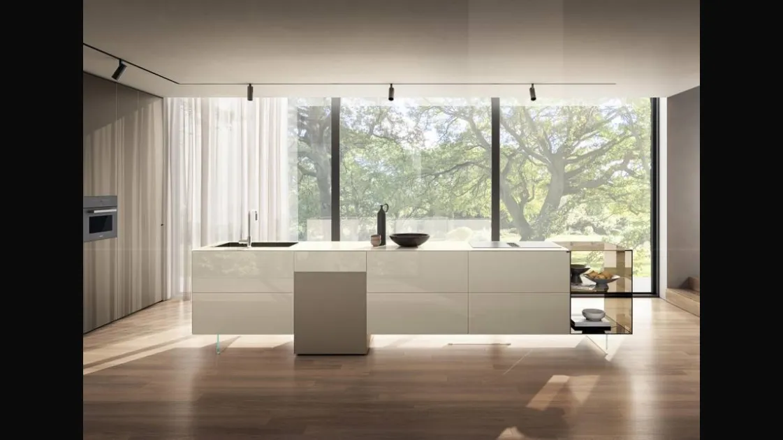 Design kitchen with island 36e8 Project 2817 by Lago.