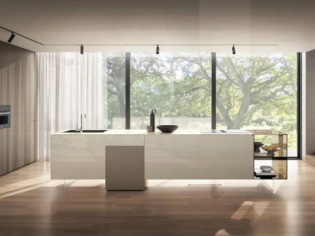 Design kitchen with island 36e8 Project 2817 by Lago.