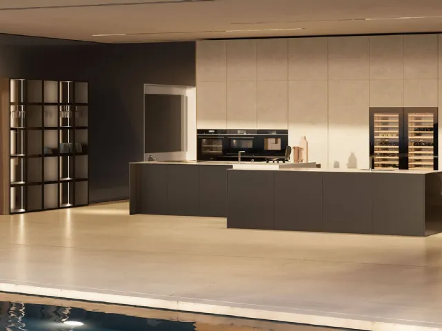 Aspen Design Kitchen with island by Doimo Cucine.