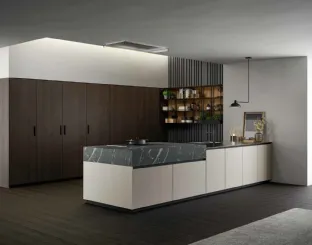 Modern kitchen with Asia 01 peninsula by Arredo3.