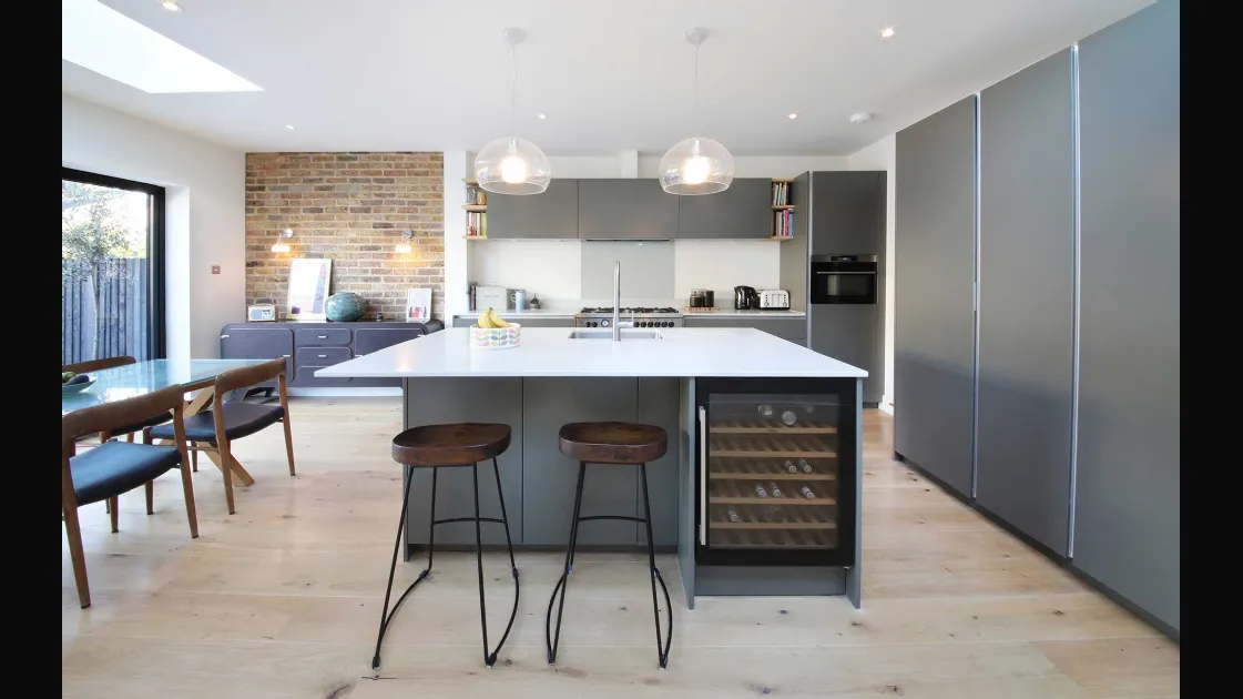 Modern kitchen with island D23 London Style by Doimo Cucine